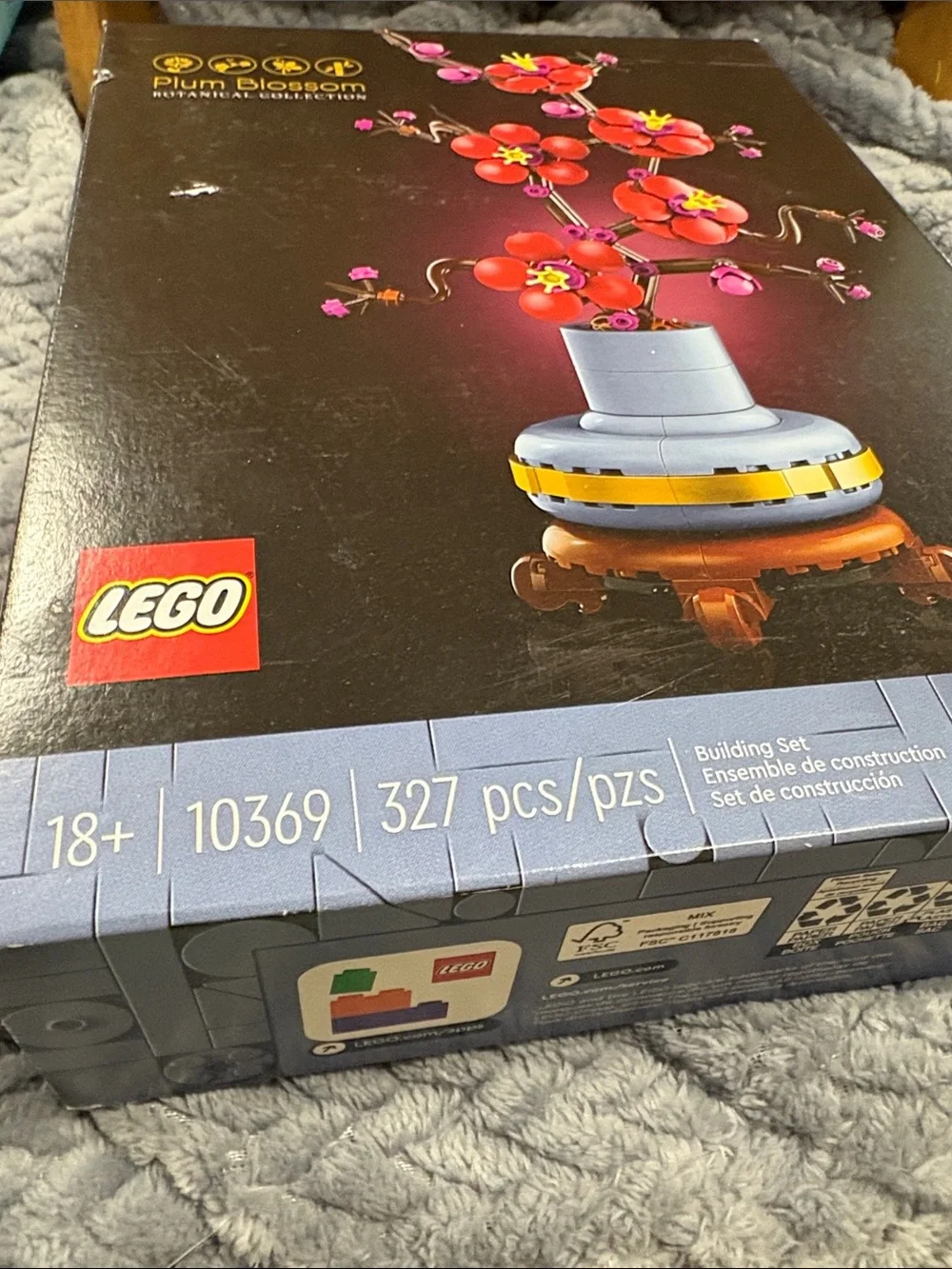Lego Plum Blossom Botanical Collection - Red and Pink Floral Display